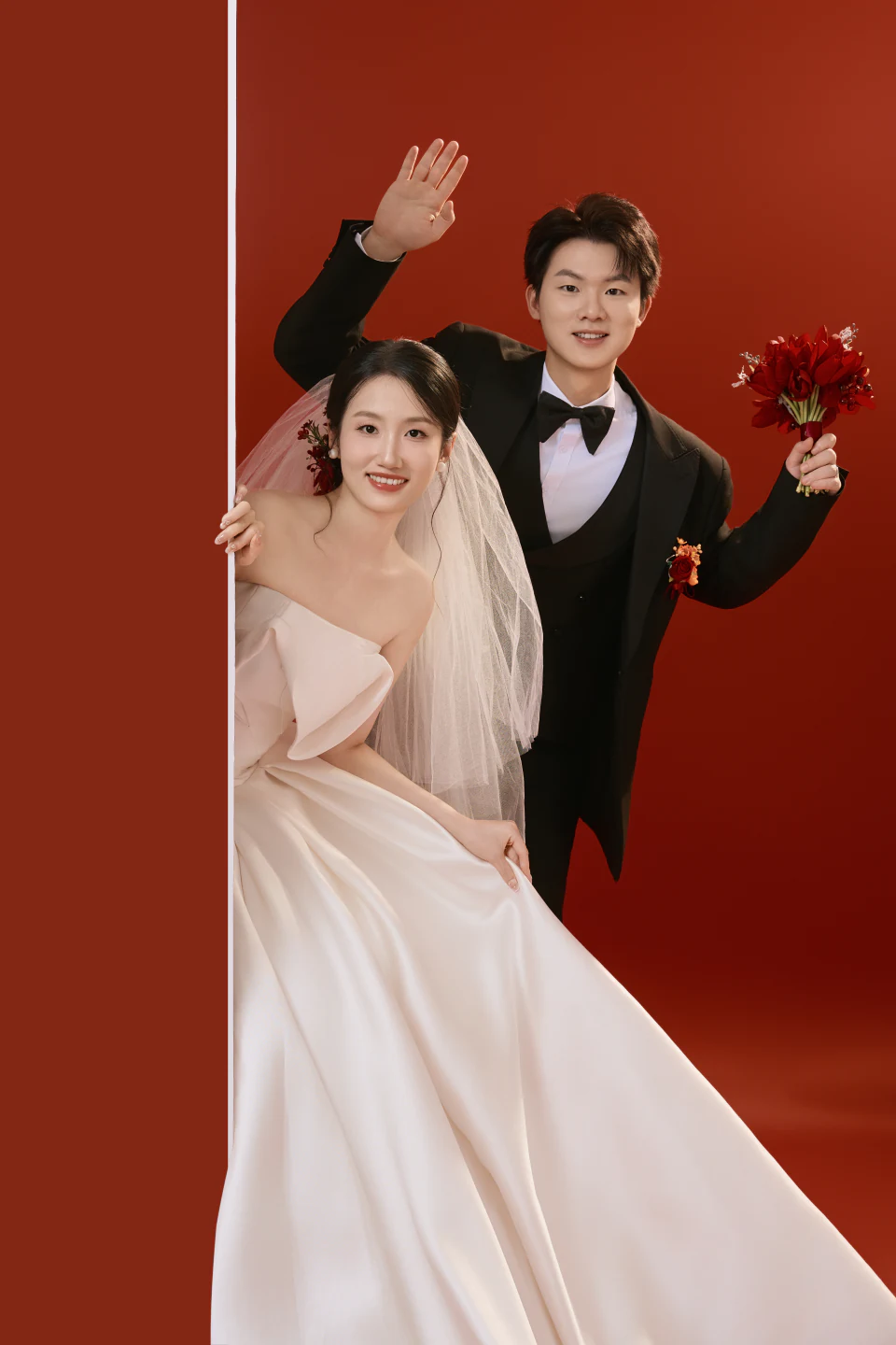 Lin 和 Wu 的婚纱照